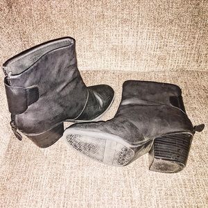 Black Heeled Booties